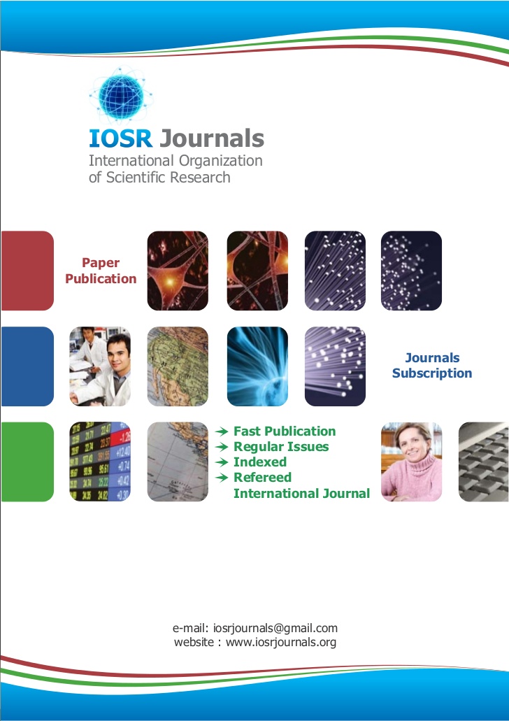 Iosr Journal Of Business And Management